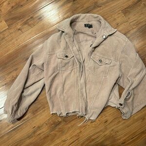 Pink corduroy jacket